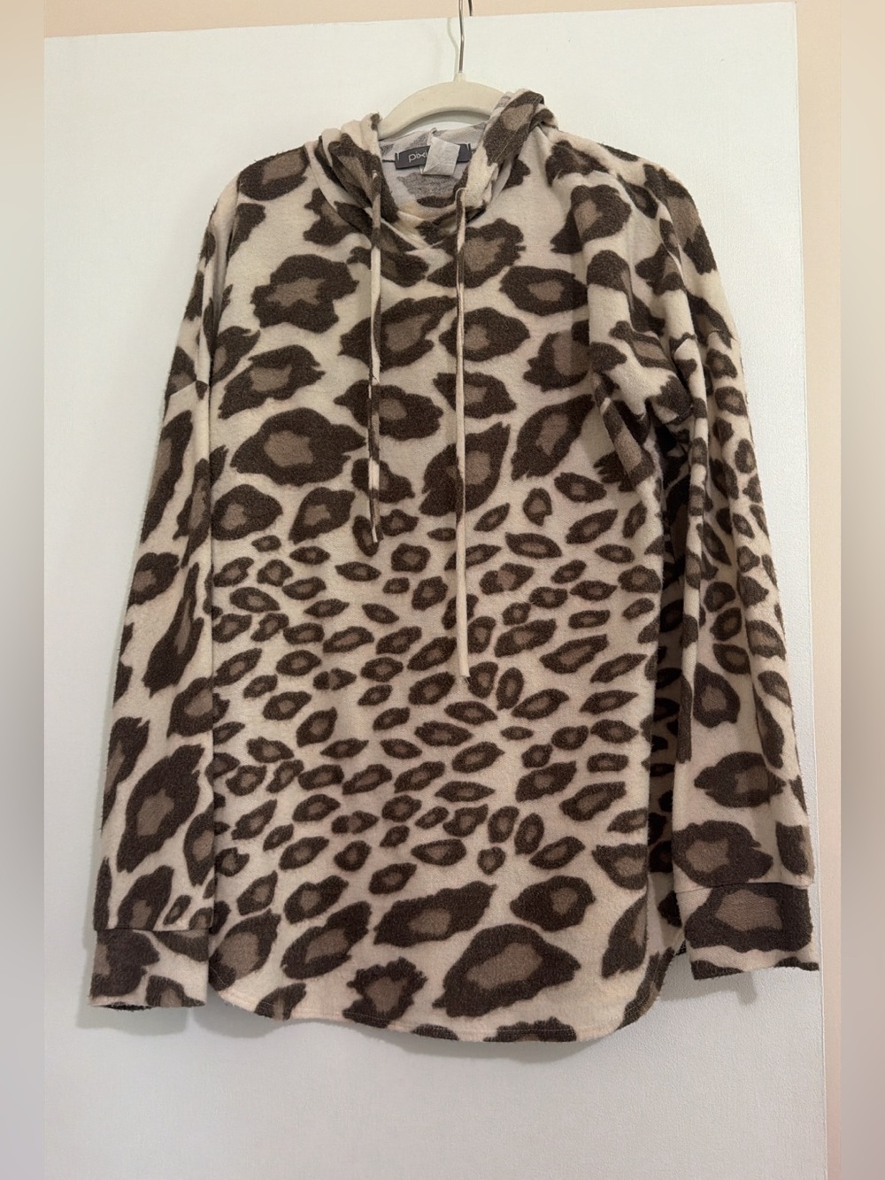 Pixi + Ivy lightweight cheetah hoodie